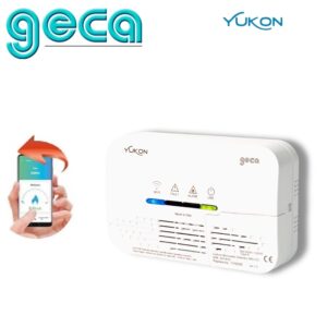 GECA - YUKON 852 Rivelatore GAS GPL Wi-Fi con sensore sostituibile